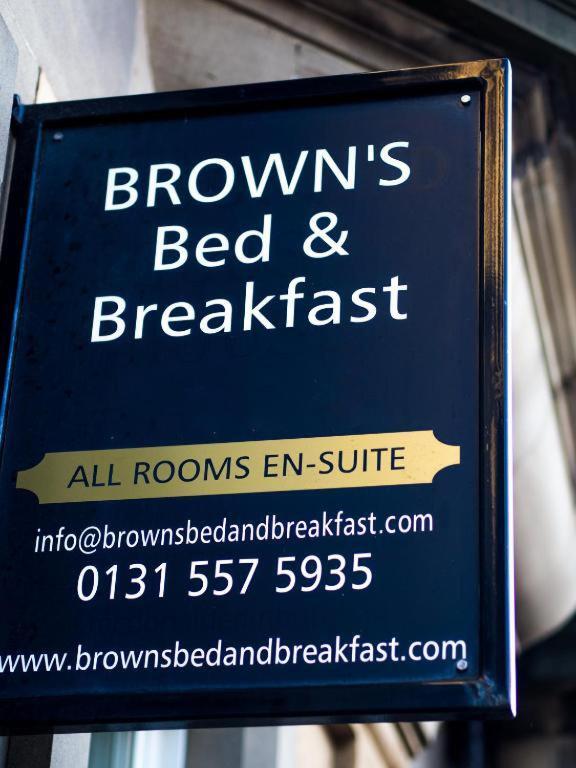 Browns Bed And Breakfast Эдинбург Экстерьер фото